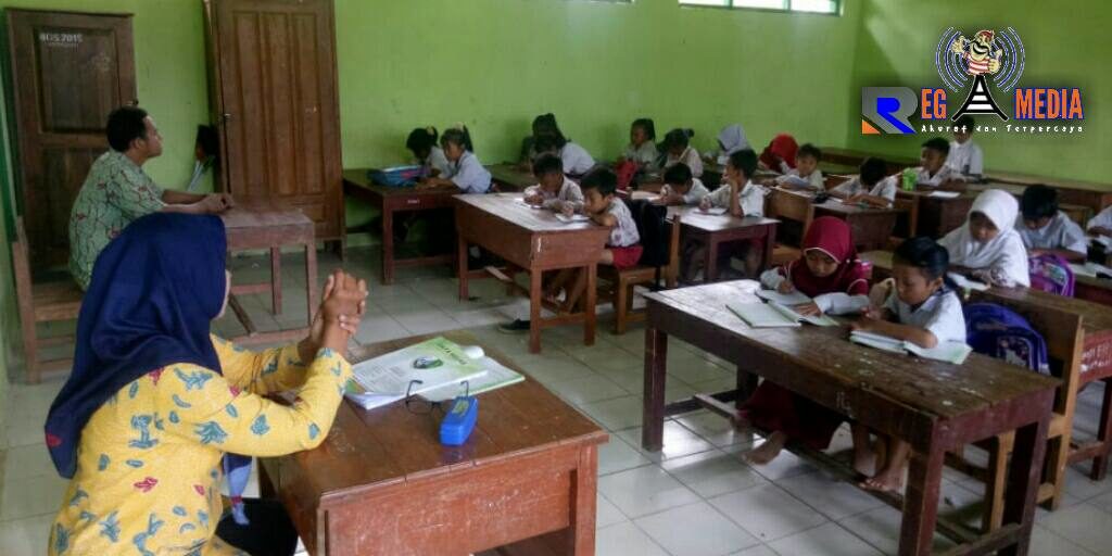 Akibat Kelas Ambruk, KBM SDN Gunung Kesan 1 Terganggu