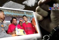 Wakapolres Sampang (Kompol Moh. Lutfi) mengintrogasi langsung mantan Kades Madulang (tersangka).