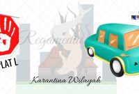 Ilustrasi karantina wilayah Surabaya