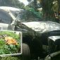 Kondisi kendaraan yang terlibat kecelakaan maut di Jl. Raya Desa Tamberu Barat, Kecamatan Sokobanah, Sampang, Madura. 