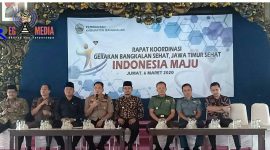 Forkopimda Bangkalan pose bersama, saat giat 