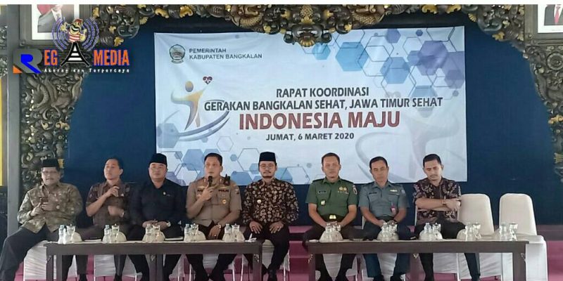 Forkopimda Bangkalan pose bersama, saat giat 