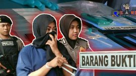Konferensi Pers; Polres Sampang ungkap kasus penyalahgunaan narkoba. 