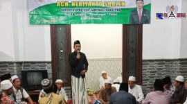 Ach Heriyanto Saleh, saat berkumpul bersama masyarakat Pangarengan yang merupakan konstituennya.