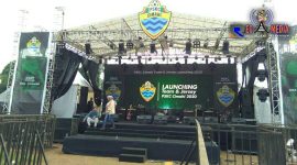 Persiapan launching team & jersey PSKC dan konser band rock Jamrud. 