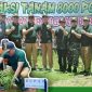 Kepala Desa Jrangoan (H. Ali Mustofa) pose bersama Forkopimda Kab. Sampang. 
Bupati Sampang (H. Slamet Junaidi) secara simbolis melakukan penanaman bibit pohon. 