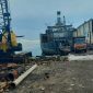Lokasi pemotongan kapal di Kamal Bangkalan Madura yang terancam disegel. 