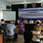 Kepala DPMD Kabupaten Sampang (H. Malik Amrullah)  saat menyampaikan sambutannya dalam pelatihan perawatan jenazah. 