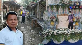 Kepala Desa Torjunan (Hadi Pranoto); tim kesehatan melakukan penyemprotan disinfektan dilokasi pasar dan di acara resepsi pernikahan.