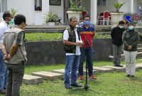 Konferensi Pers; Walikota Cimahi (Ajay M Priatna) umumkan kondisi terkini terkait Covid-19 di Kota Cimahi. 