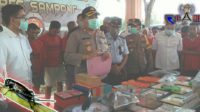 Ditengah Pandemi Covid-19, Polres Sampang Amankan 36 Ekor Jangkrik & Puluhan Pelaku Kriminal