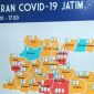 Peta sebaran Covid-19 di Jatim yang dirilis Rabu (25/3/20)