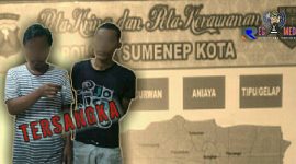 Dua pelaku penyalahgunaan narkoba asal warga Sumenep. 