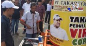 PT. Takabeya Perkasa Group Salurkan Bantuan Wastafel Di 17 Kecamatan