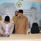 Dampak Pandemi Covid-19; penerimaan WTP Bupati Aceh Selatan melalui video conference.