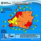 Data peta sebaran Covid-19 di Kabupaten Bangkalan, Madura. 