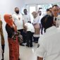 Abraham Mode Direktur PT Pindad saat memberikan penjelasan kepada Ketua DPD RI dan beberapa senator asal Jabar