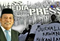 Koordinator Aliansi Jurnalis Independent D'pressure (AJID) Gorontalo,  Yosh Pamungkas .