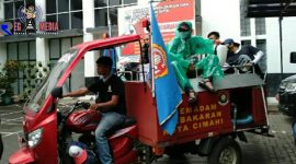Pandemi Covid-19; Karang Taruna Kecamatan Cimahi Tengah memberikan edukasi kepada masyarakat tentang ODP dan PDP. 