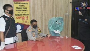 Rapid Test, 10 PJU Polres Sumenep Negatif Covid-19