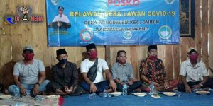 Bentuk Relawan, Kades Rongdalem Optimis Desanya Bebas Dari Covid-19