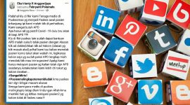 Curhatan salah satu perawat Puskesmas Molinggapoto Gorut di akun media sosialnya tentang APD dan pasien Covid-19.