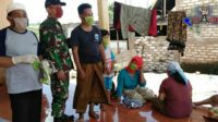 Tangkal Covid-19, Pemdes Tobai Tengah Bagikan Ribuan Masker