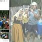 Potret postingan Sekdes Lamu di media sosial (facebook) saat merayakan ulang tahun Kades Lamu ditengah pandemi Covid-19.