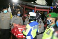 Lokasi dapur umum Polres Cimahi di halaman Gor Sangkuriang.