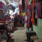 Suasana pasar Ketapang yang tampak sepi, pada Selasa (28/4/20).
