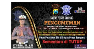 Catat, Seluruh Satpas Layanan SIM Di Jatim Ditutup, Termasuk Sampang