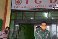 Suasa didepan IGD RSMA Sumenep.