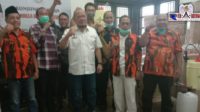 Peduli Pandemi Covid-19, Pemuda Pancasila Jatim Bagikan Alat Semprot Disinfektan