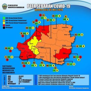Jadi 13 Pasien, Warga Bangkalan Positif Covid-19 Bekerja di Surabaya