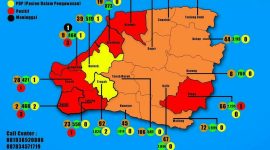 Update terbaru; data peta sebaran Covid-19 Kabupaten Bangkalan. 