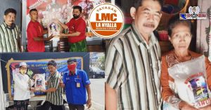 Melalui LMC, La Nyalla Salurkan Bantuan Sembako Kepada Nelayan Sumenep