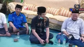 LaNyalla saat berbincang santai dengan Bupati Bangkalan didampingi pengurus yayasan LMC
