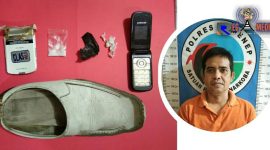 Tersangka (YA) dan barang bukti diamankan di Mapolres Sumenep. 