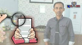 Ketua YLBHI-G Cabang Gorut (Tutun Suaib, SH); usut tuntas oknum pelaku dugaan pungli program PTSL. 