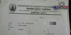 Ditengah Pandemi Covid-19, 100 Pejabat di Sampang Terima Undangan Mutasi