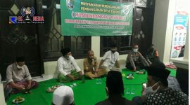 Musyawarah Pemdes Sawah Tengah; saat berlangsungnya kegiatan Musrenbangdessus RKPDes dan APBDes Perubahan tahun anggaran 2020. 