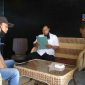 LSM DERAK saat melaporkan Pemdes Buluwatu terkait pungli program PTSL  ke Mapolres Gorontalo Utara. 