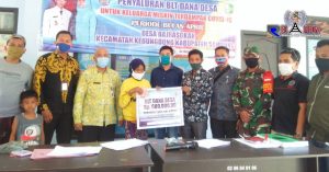 Pemdes Bajrasokah Salurkan BLT DD Bulan April Kepada 170 Penerima