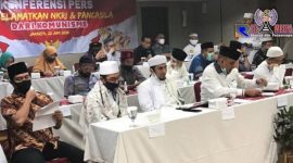 Suasana konfrensi Pers Senin (22/6/20)