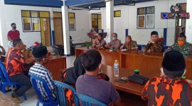 Suasana audensi di pendopo kecamatan Robatal, Kamis (18/6/20)