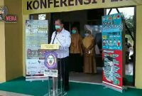 Update terbaru;  konferensi pers penyampaian bertambahnya dua warga Gorontalo Utara yang positif Covid-19.