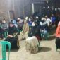Warga Tani Mulya yang akan dikarantina pasca ada yang positif Covid-19.