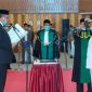 Saat berlangsungnya kegiatan pelantikan Tgk Amran sebagai Bupati Aceh Selatan.