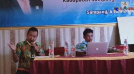 Sekretaris Pusat LMC (Moh.Fauzan) saat memberi pemaparan bersama Katua Umum, Sabtu (6/6/20)