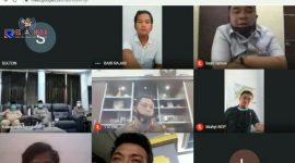 Foto hasil screnshoot saat berlangsungnya kegiatan dialog publik